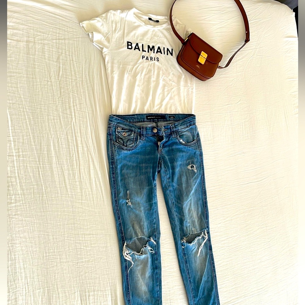 Miss Sixty slim fit ripped jeans